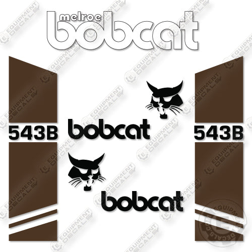 Bobcat 543B Decal Kit Skid Steer Loader - Aftermarket Kit