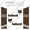 Image of Bobcat 543B Decal Kit Skid Steer Loader - Aftermarket Kit