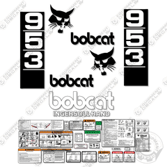 Fits Bobcat 953 Skid Steer Decal Kit