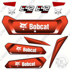 Fits Bobcat E42 Decal Kit Mini Excavator (New Style)