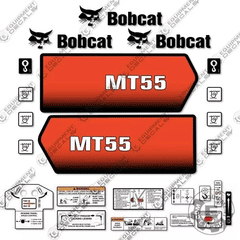 Fits Bobcat MT55 Mini Skid Steer Decal Kit