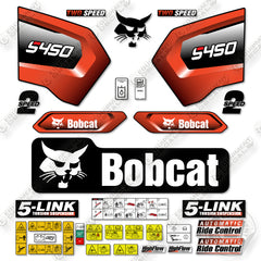 Bobcat S450 Decal Kit Skid Steer - Aftermarket Kit