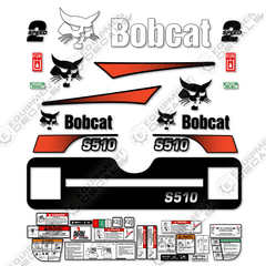 Fits Bobcat S-510 Decal Kit Skid Steer  M-2