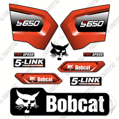 Fits Bobcat S650 Decal Kit Skid Steer