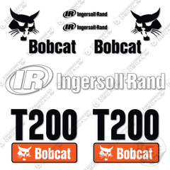 Fits Bobcat T200 Decal Kit Skid Steer - STYLE 2