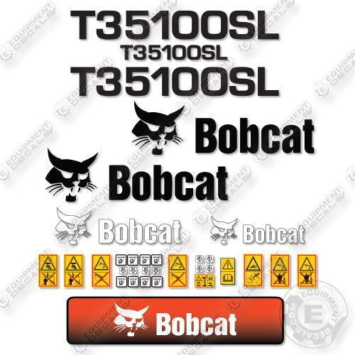 Fits Bobcat T35100SL Decal Kit Telehandler
