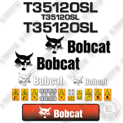Fits Bobcat T35120SL Decal Kit Telehandler