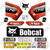 Image of Bobcat T740 Decal Kit Track Loader - Aftermarket Kit
