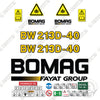 Image of Bomag BW 213D-40 Decal Kit Roller - Aftermarket Kit