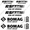Image of Bomag  RS 446 Decal Kit Soil Stabilizer