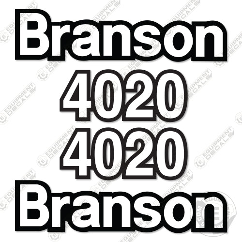 Branson 4020 Decal Kit Front End Loader - Aftermarket Kit