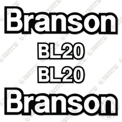 Branson BL20 Decal Kit Front End Loader - Aftermarket Kit