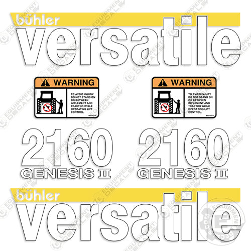 Buhler Versatile 2160 Genesis 2 Decal Kit Tractor