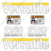 Image of Buhler Versatile 2160 Genesis 2 Decal Kit Tractor