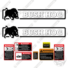 Fits Bush Hog 306 Rotary Cutter Decal Kit