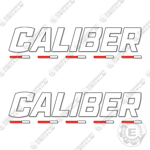 Caliber Decal Kit Trailer - 25" Logos