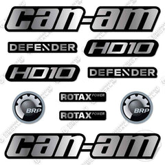 Can-Am Defender HD10 Decal Kit UTV - Silver
