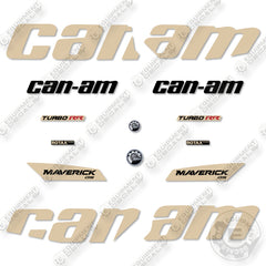 Can-Am Maverick DS 2020 4 Door Decal Kit ATV -Custom Tan- Aftermarket Kit