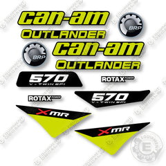 Can-Am 570 XMR Manta Green Decal Kit UTV - Aftermarket Kit