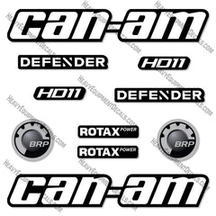Can-Am Defender HD11 Decal Kit UTV - White - Aftermarket Kit