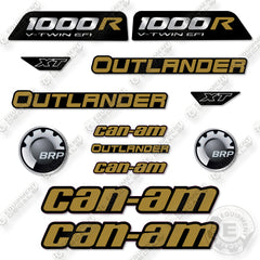 Fits Can-Am Commander 1000R XT Decal Kit ATV- SILVER and GOLD!