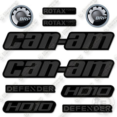 Fits Can-Am Defender HD10 Decal Kit UTV- CUSTOM DARK GREY!