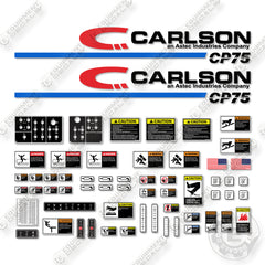 Carlson CP75 Decal Kit Asphalt Paver- Aftermarket Kit