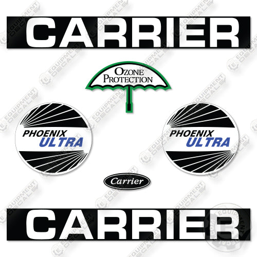 Carrier Phoenix Ultra Decal Kit Refrigeration Unit - Aftermarket Kit