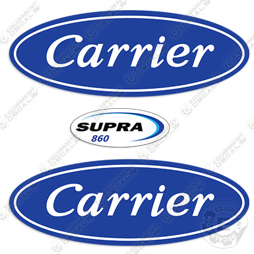 Fits Carrier Supra 860 Decal Kit Refrigeration Unit