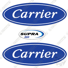 Fits Carrier Supra 860 Decal Kit Refrigeration Unit