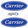 Image of Fits Carrier Supra 860 Decal Kit Refrigeration Unit