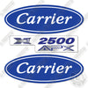 Image of Carrier X2  2500 Decal Kit Refrigeration Unit - Aftermarket Kit