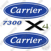 Image of Carrier X4 7300 Decal Kit Refrigeration Unit - Aftermarket Kit