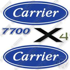 Carrier X4 7700 Decal Kit Refrigeration Unit - Aftermarket Kit