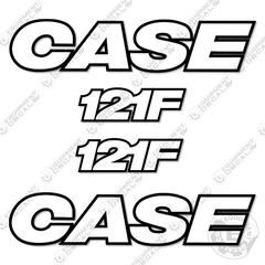 Fits Case 121F Decal Kit Wheel Loader - 3M Reflective!