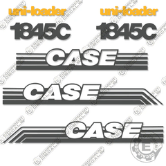 Fits Case 1845C Decal Kit Skid Steer