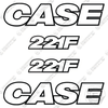 Image of Fits Case 221F Skid Steer Decal Kit (3M REFLECTIVE!)