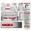 Image of Fits Coats 5060A Decal Kit Rim Clamp