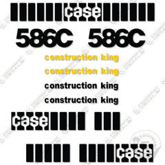 Fits Case 586C Decal Kit Forklift