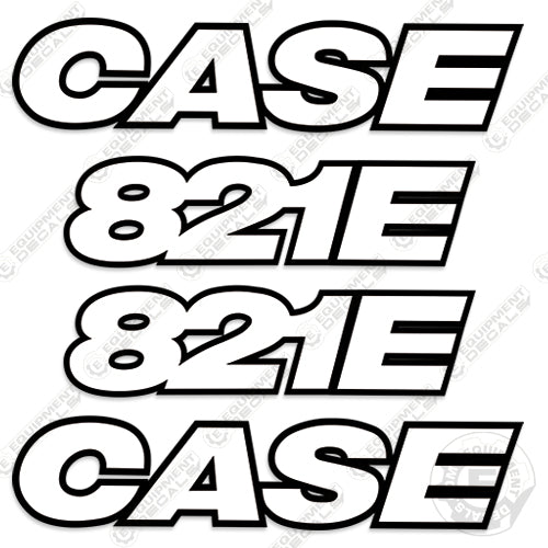 Fits Case 821E Decal Kit Wheel Loader - 3M Reflective!