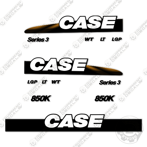 Fits Case 850K Series 3 Decal Kit Dozer
