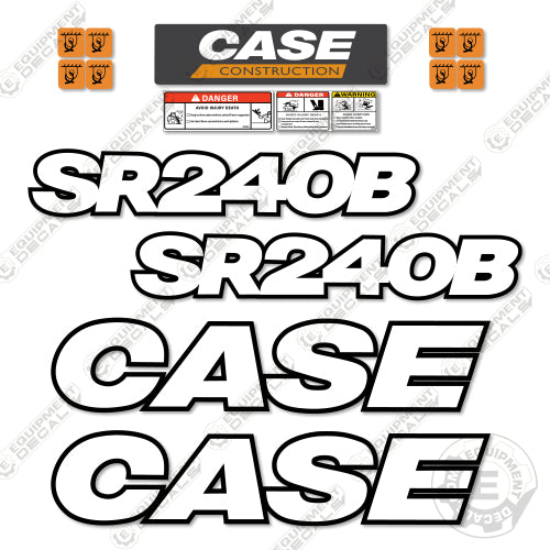 Case SR240B Decal Kit Skid Steer - Aftermarket Kit