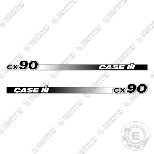 Fits Case CX90 Decal Kit Tractor (Straight Stripes)