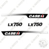 Image of Case LX750 Decal Kit Front End Loader- Aftermarket Kit