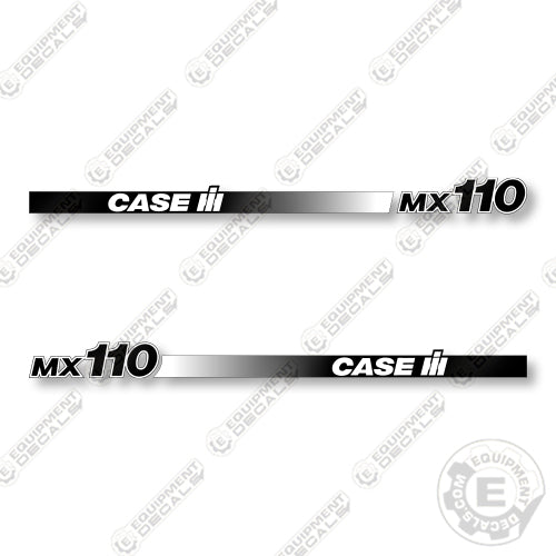 Case MX110 Straight Decal Kit Tractor - Aftermarket Kit