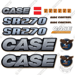 Fits Case SR270 Decal Kit Skid Steer