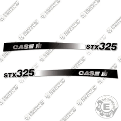 Fits Case STX325 Tractor Decal Kit - SILVER LOGO VERSION