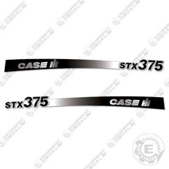 Fits Case STX375 Tractor Decal Kit - SILVER LOGO VERSION