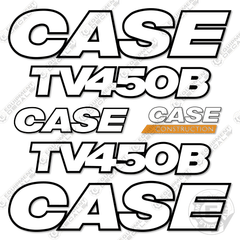 Fits Case TV450B Decal Kit Track Loader - 3M REFLECTIVE VINYL!