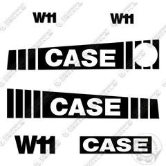 Fits Case W11 Decal Kit Wheel Loader Black